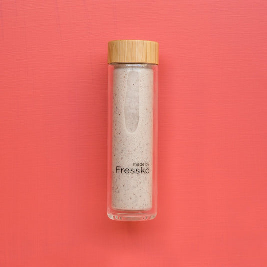 Choc mint slice smoothie in a fressko flask