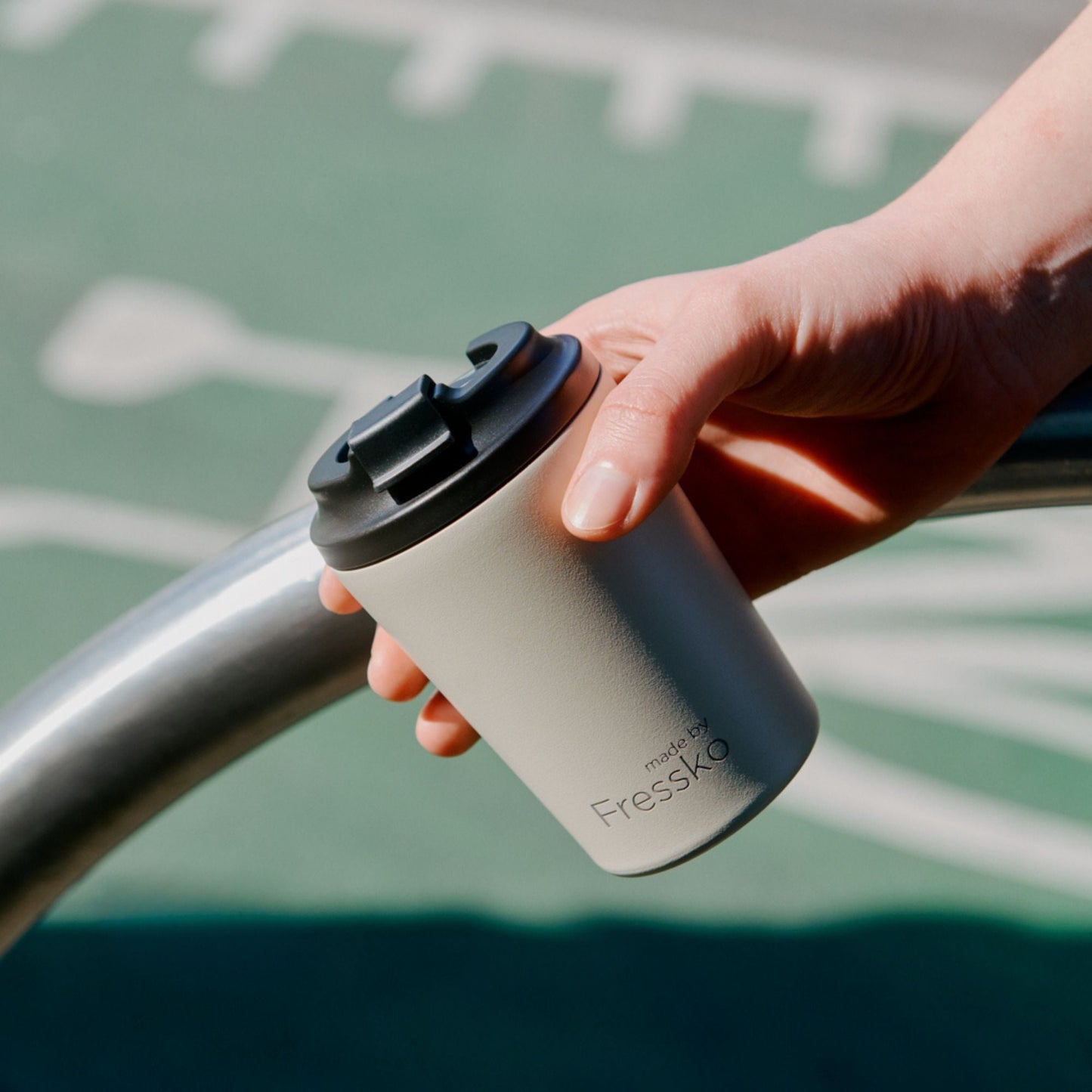 Reusable Cup | Bino | Oat | Stainless Steel | 227ml/8oz