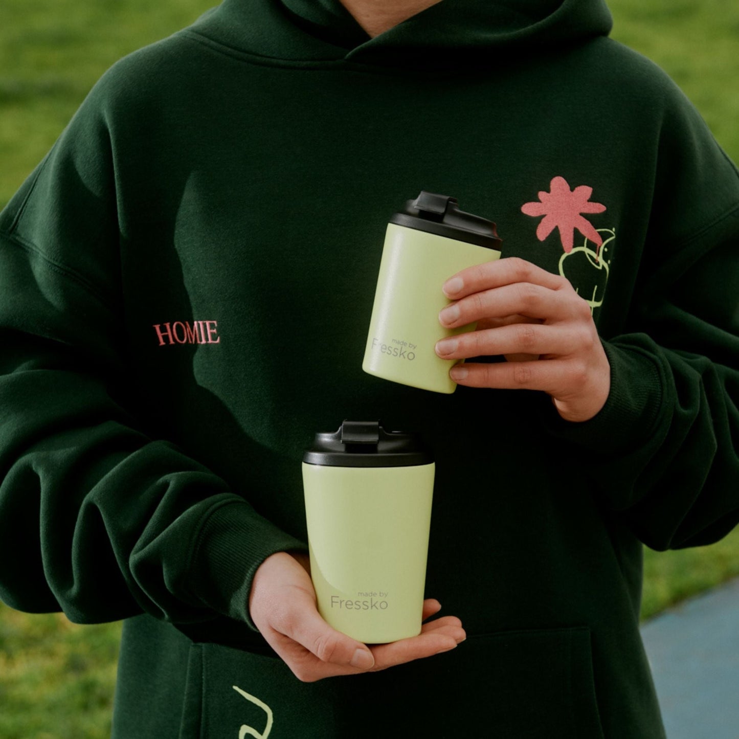 Reusable Cup | Bino 227ml/8oz - Sherbet Made By Fressko Coffee cup