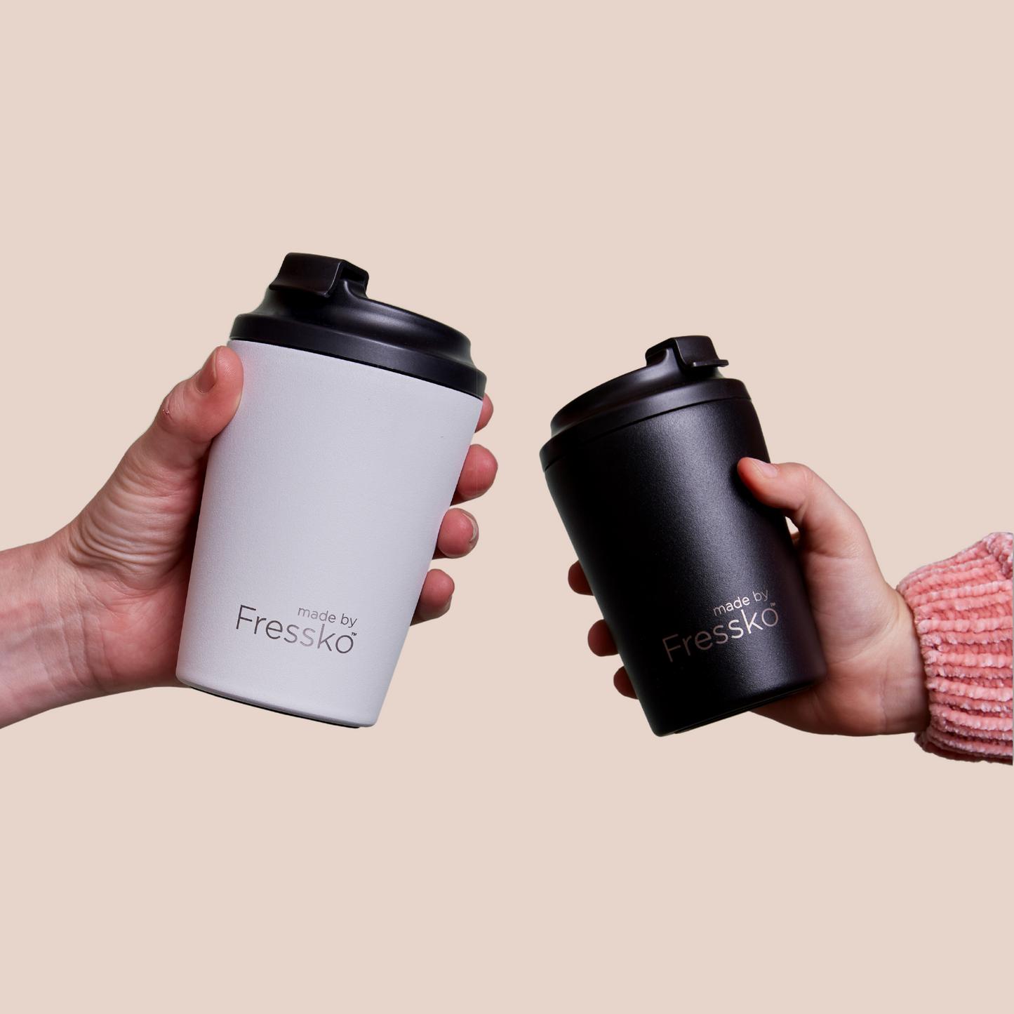 Reusable Cup | Bino | Coal | Stainless Steel | 227ml/8oz