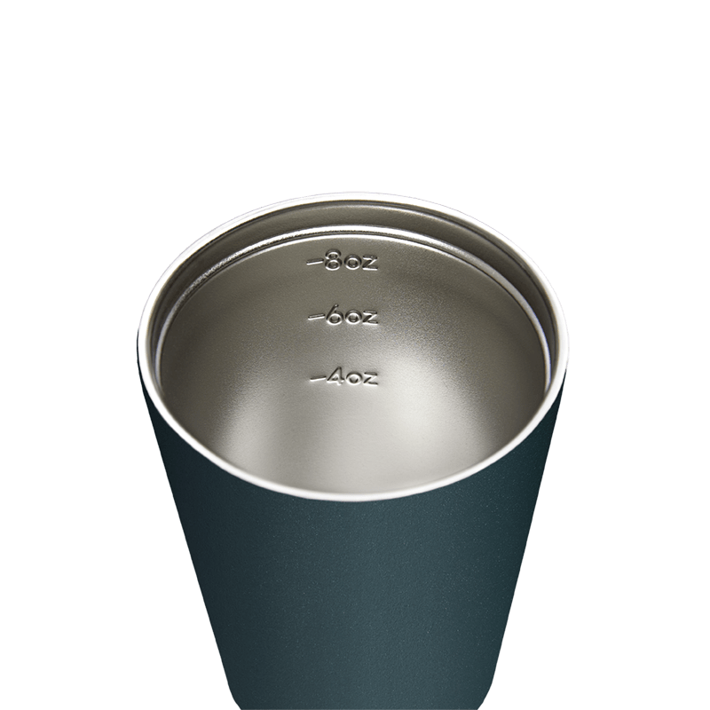 Reusable Cup | Bino | Emerald | Stainless Steel | 227ml/8oz
