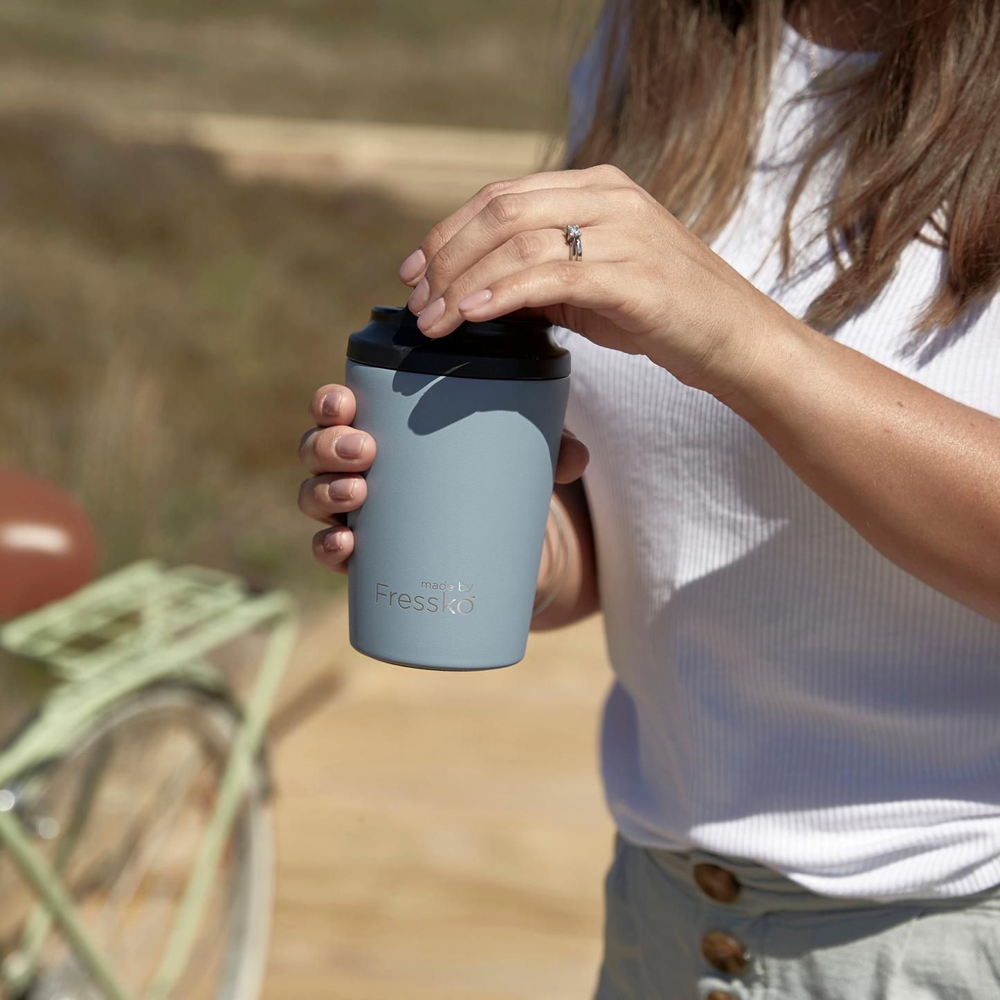 Reusable Cup | Camino | River | Stainless Steel | 340ml/12oz