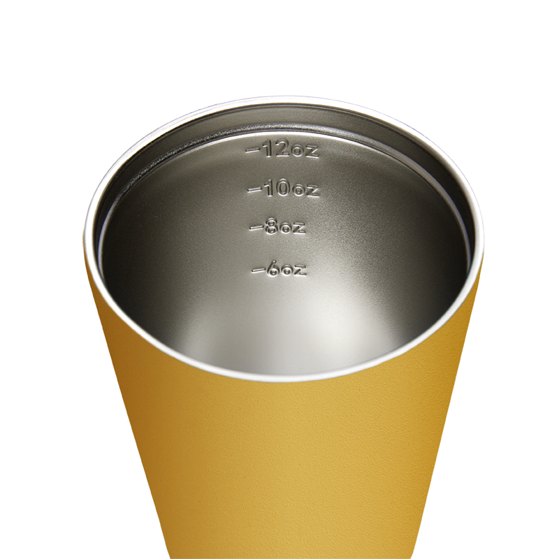 Reusable Cup | Camino | Canary | Stainless Steel | 340ml/12oz