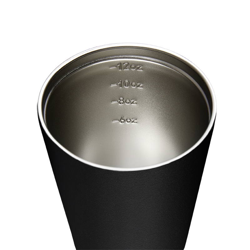 Reusable Cup | Camino | Coal | Stainless Steel | 340ml/12oz