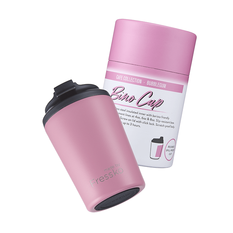 Reusable Cup | Bino 227ml/8oz - Bubblegum Made By Fressko Coffee cup