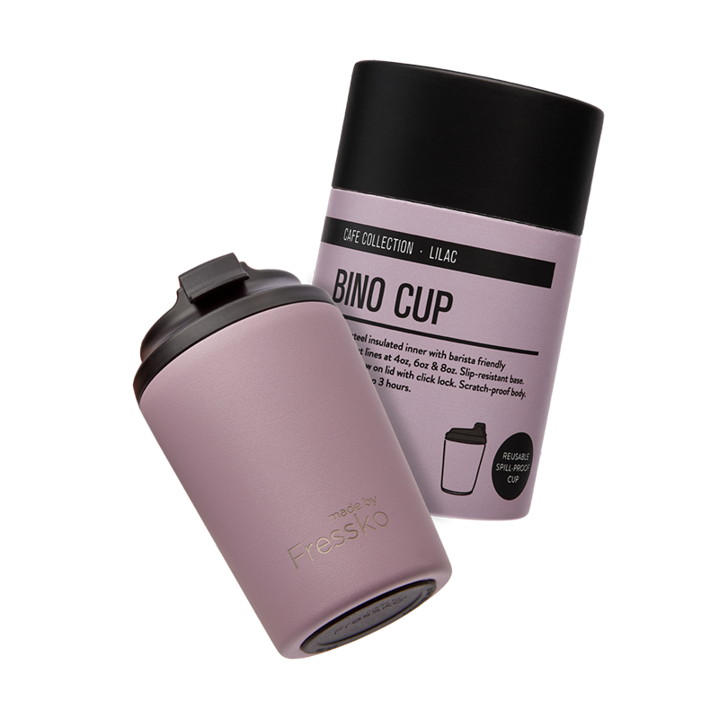 Reusable Cup | Bino | Lilac | Stainless Steel | 227ml/8oz