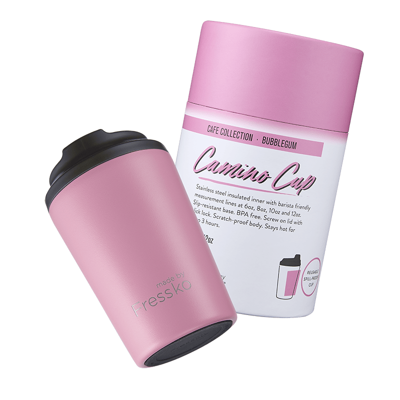 Reusable Cup | Camino 340ml/12oz - Bubblegum Made By Fressko Coffee cup