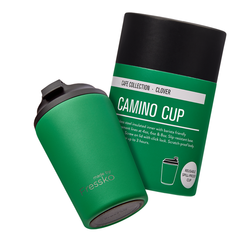 Reusable Cup | Camino | Clover | Stainless Steel | 340ml/12oz