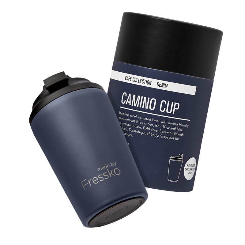 Reusable Cup | Camino | Denim | Stainless Steel | 340ml/12oz