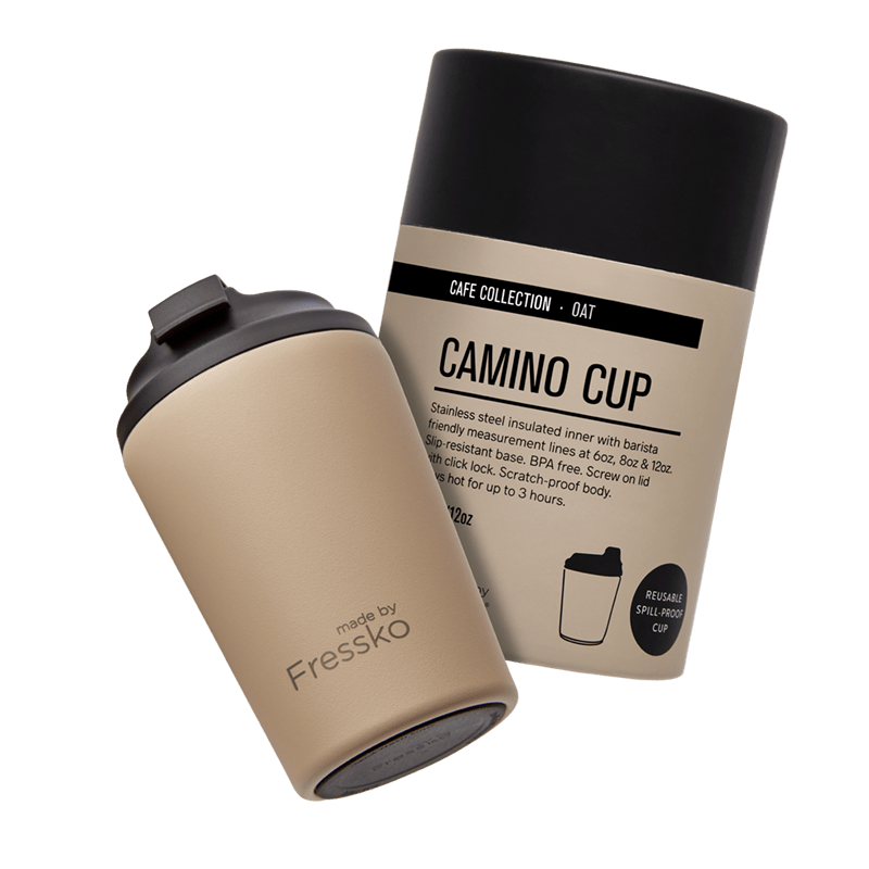 Reusable Cup | Camino 340ml/12oz - Oat Made By Fressko Coffee cup