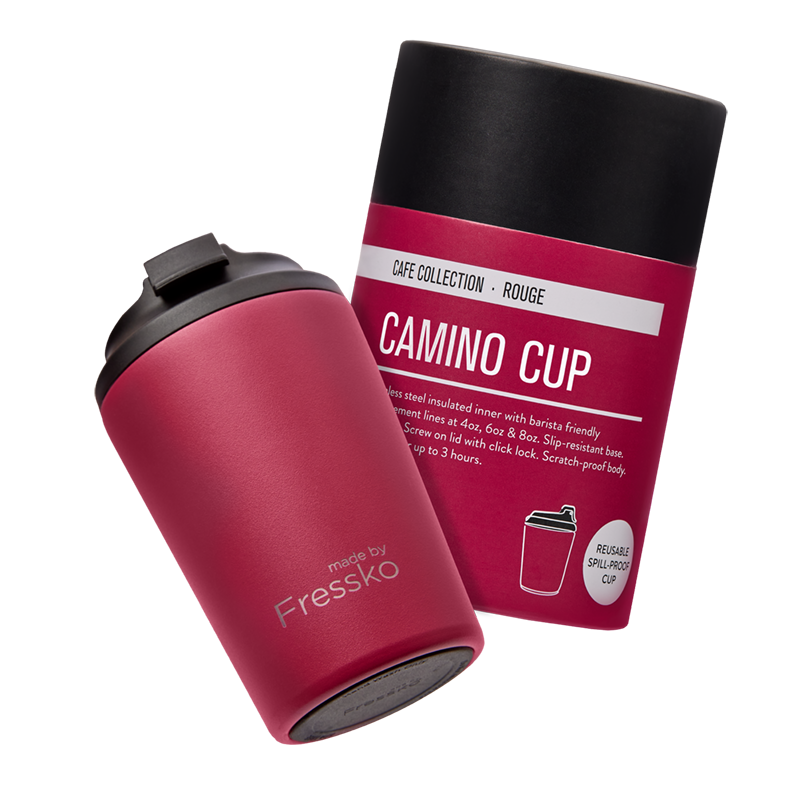 Reusable Cup | Camino | Rouge | Stainless Steel | 340ml/12oz