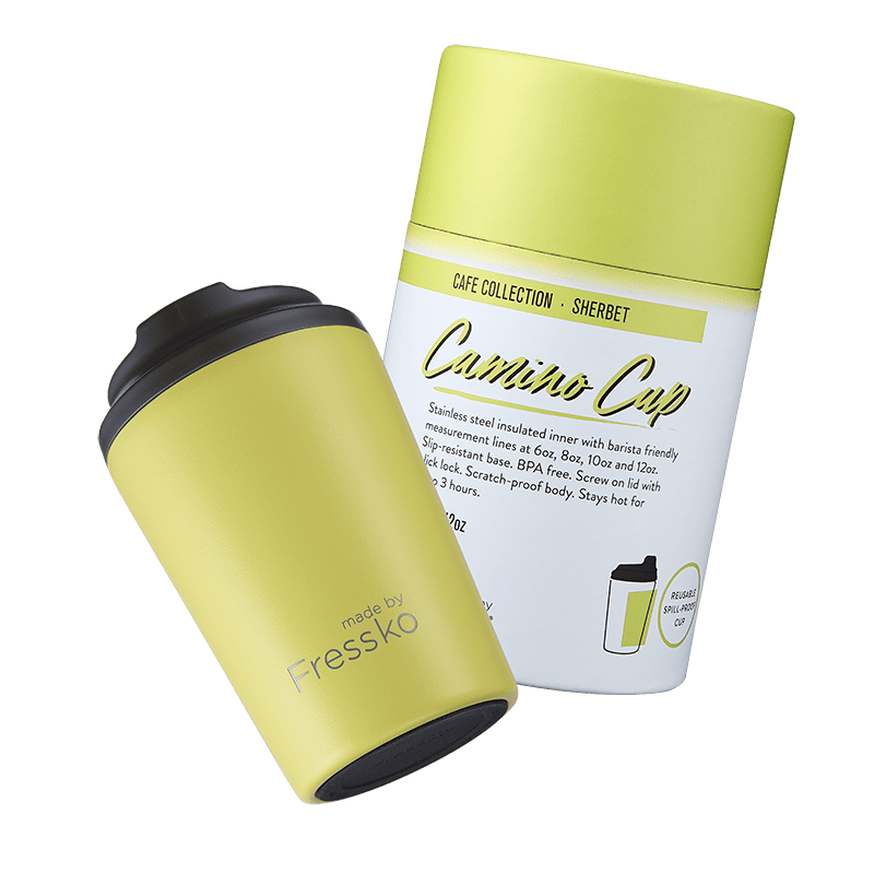 Reusable Cup | Camino 340ml/12oz - Sherbet Made By Fressko Coffee cup