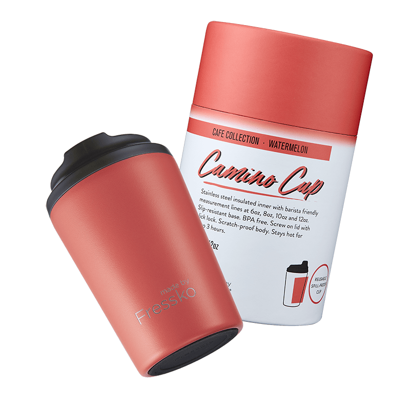 Reusable Cup | Camino 340ml/12oz - Watermelon Made By Fressko Coffee cup