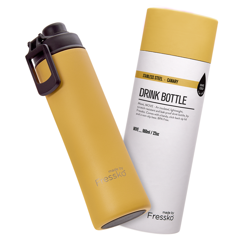 Drink Bottle | Move | Canary | 660ml/22oz