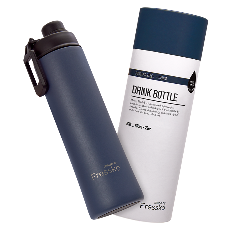 Drink Bottle | Move | Denim | 660ml/22oz