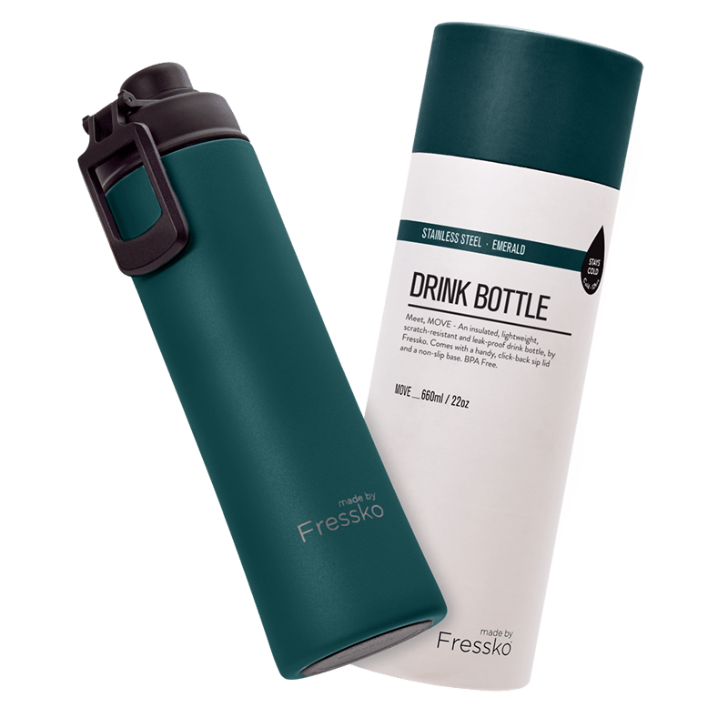 Drink Bottle | Move 660ml - Emerald Made By Fressko Drink Bottle