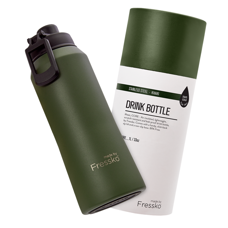 Drink Bottle | Core | Khaki | 1L/33oz