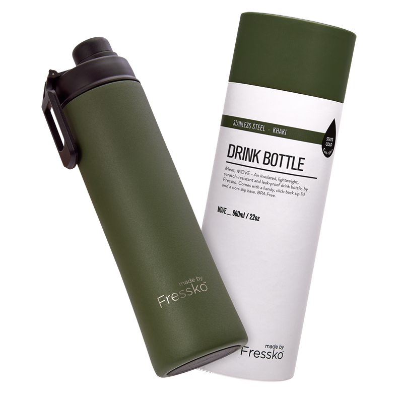Drink Bottle | Move | Khaki | 660ml/22oz