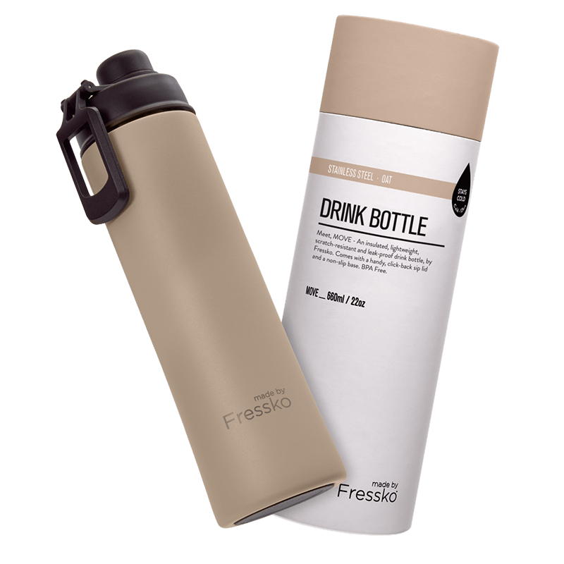 Drink Bottle | Move 660ml - Oat Made By Fressko Drink Bottle