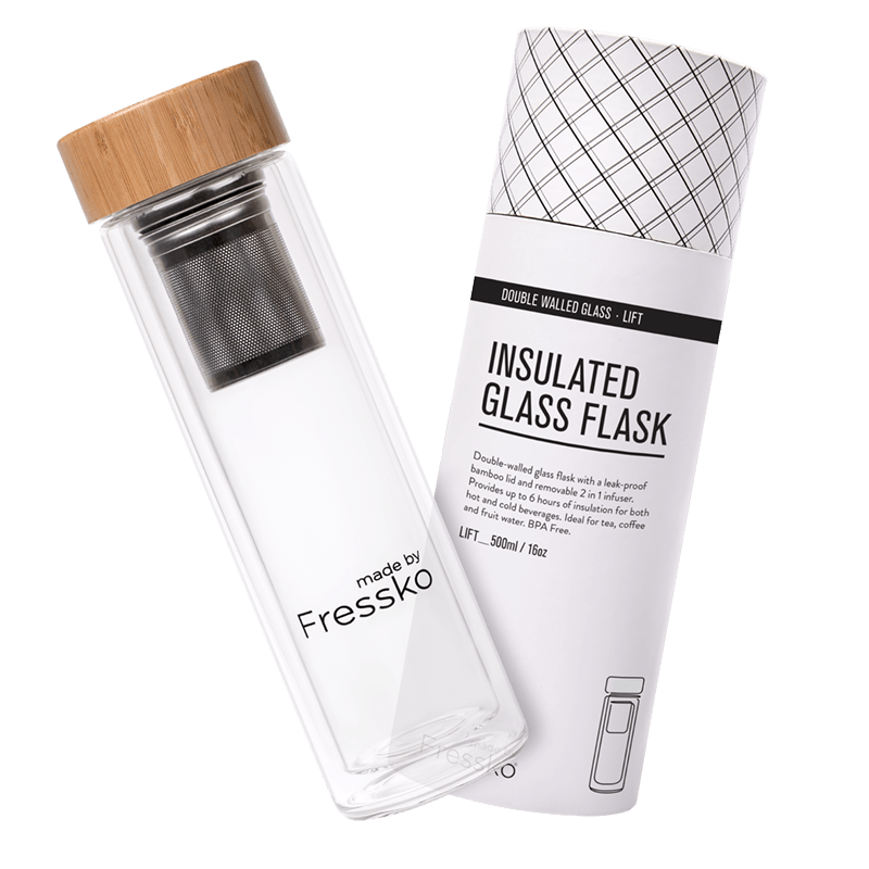 Glass Infuser Flask | Lift | Flask | Glass | 500ml/16oz
