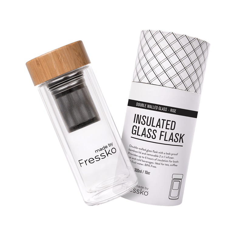 Glass Infuser Flask | Rise | Flask | Glass | 300ml/10oz