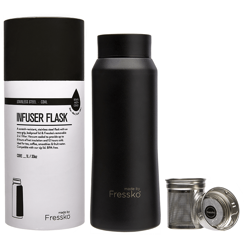 Infuser Flask | Core | Coal | 1L/33oz