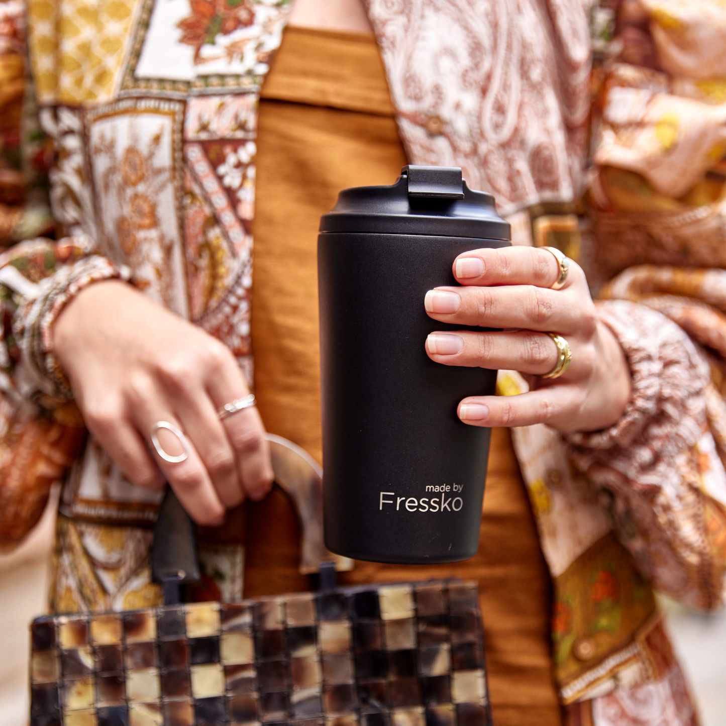 Reusable Cup | Grande | Coal | Stainless Steel | 475ml/16oz