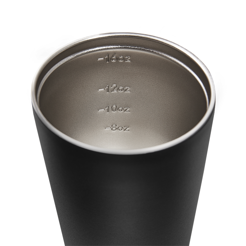 Reusable Cup | Grande | Coal | Stainless Steel | 475ml/16oz