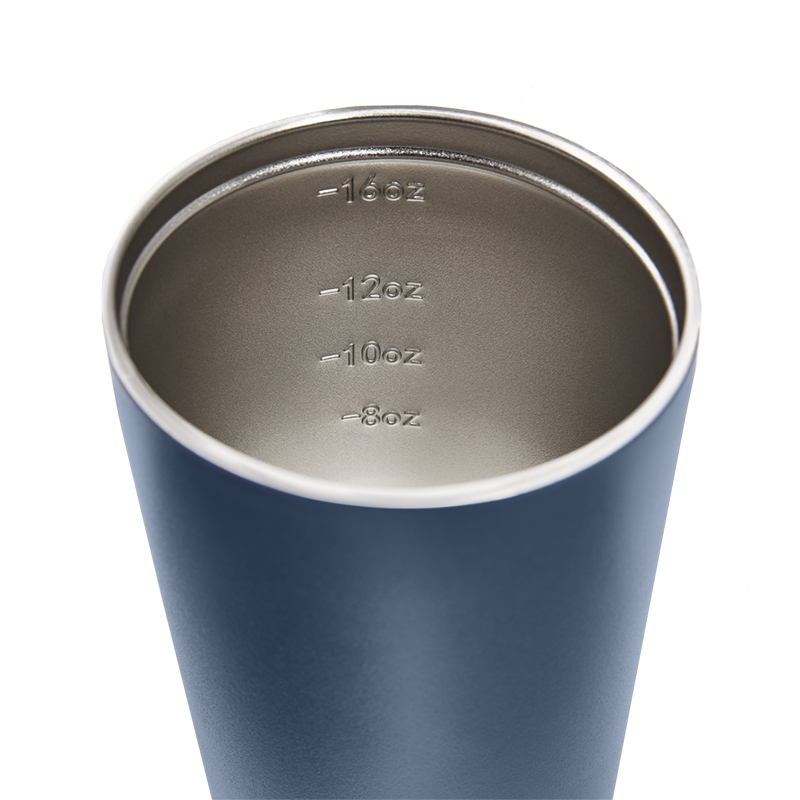 Reusable Cup | Grande | Denim | Stainless Steel | 475ml/16oz