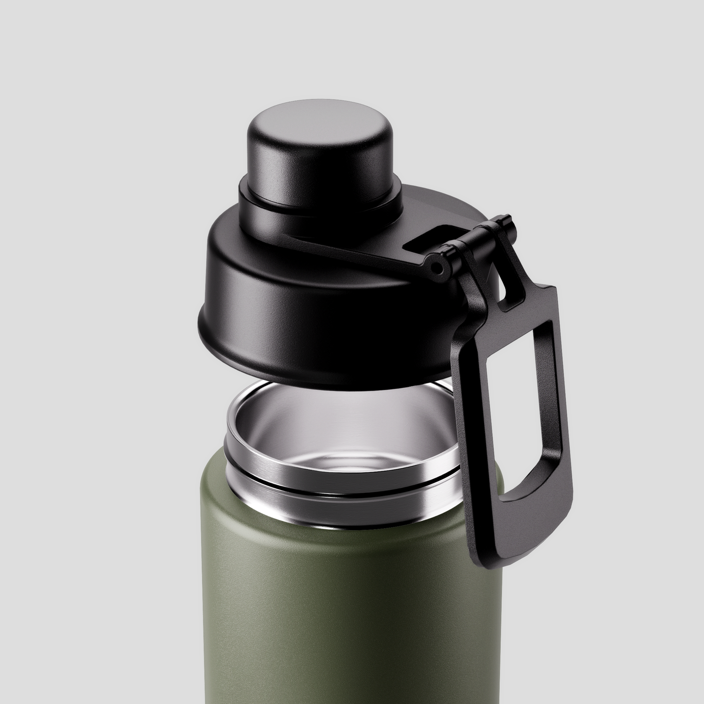 Drink Bottle | Move | Khaki | Stainless Steel | 660ml/22oz