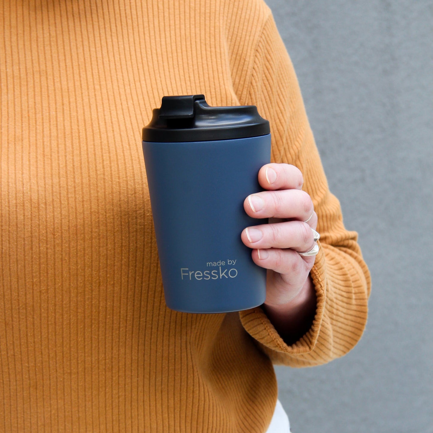 Reusable Cup | Camino | Denim | Stainless Steel | 340ml/12oz