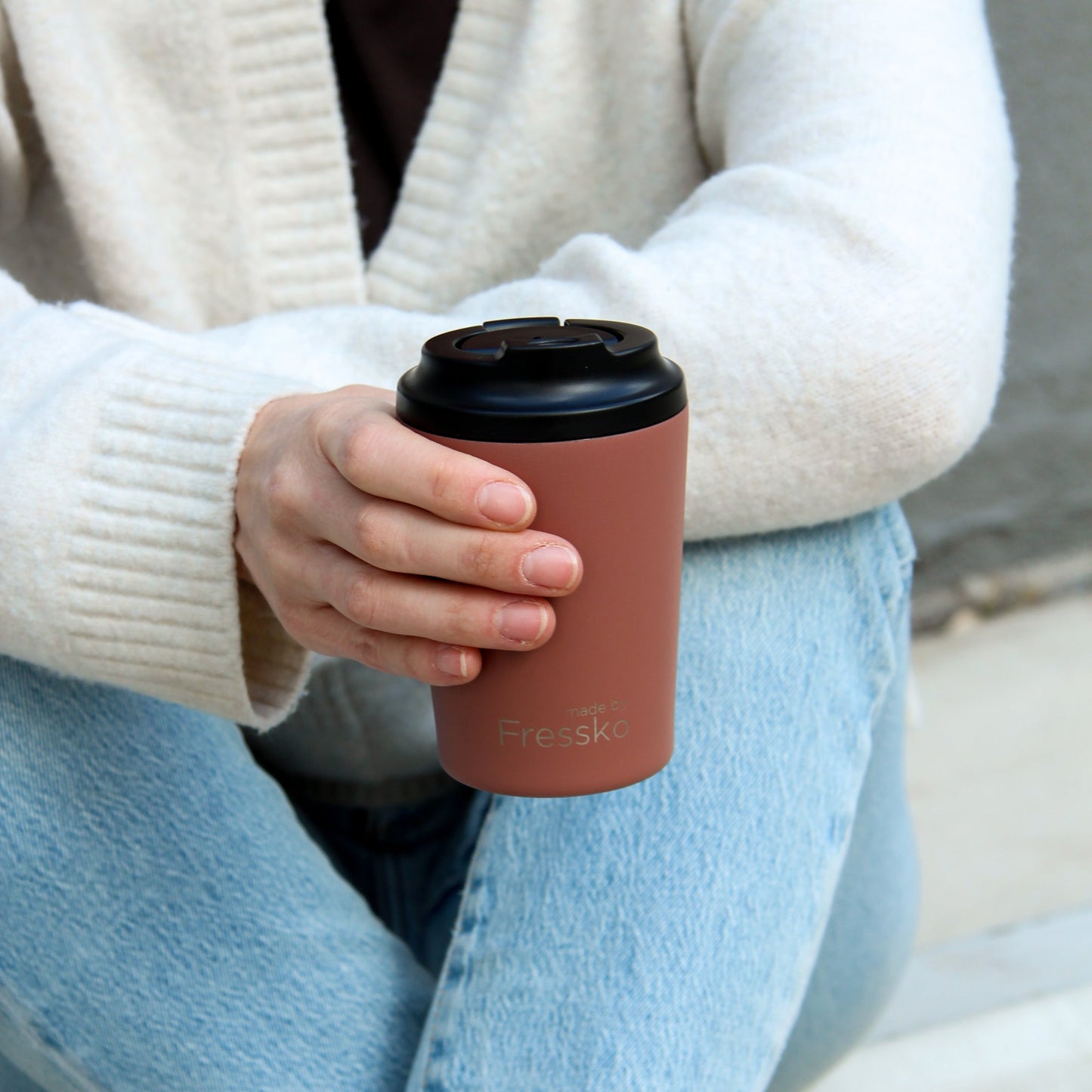 Reusable Cup | Bino | Tuscan | Stainless Steel | 227ml/8oz