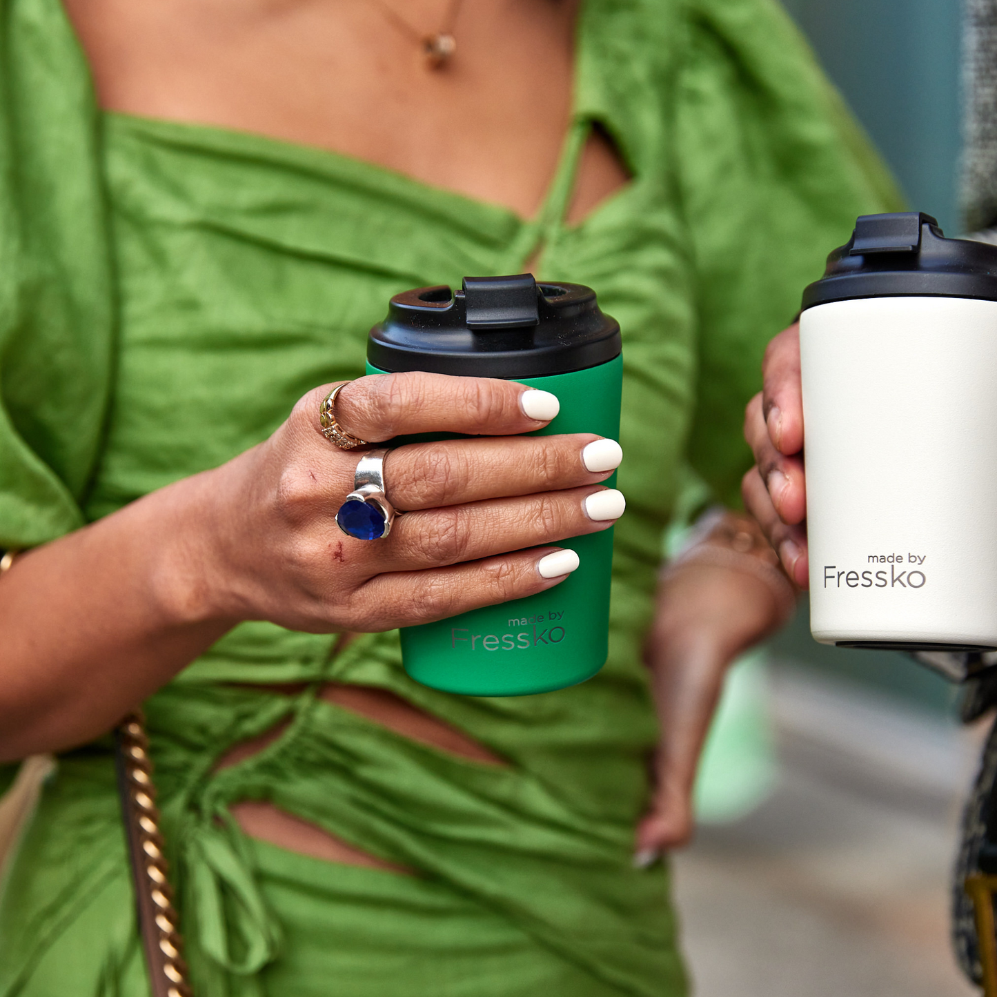 Reusable Cup | Bino | Clover | Stainless Steel | 227ml/8oz