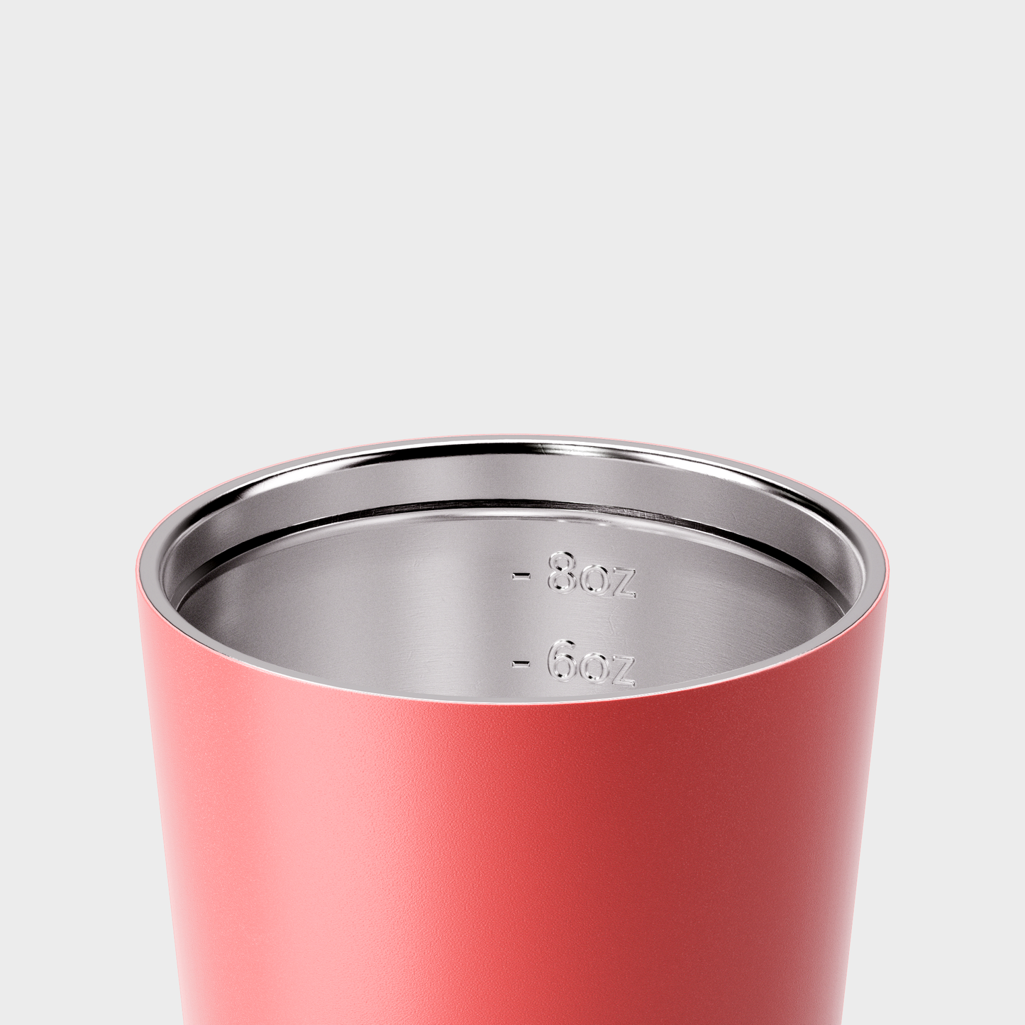 Reusable Cup | Bino | Coral | Stainless Steel | 227ml/8oz