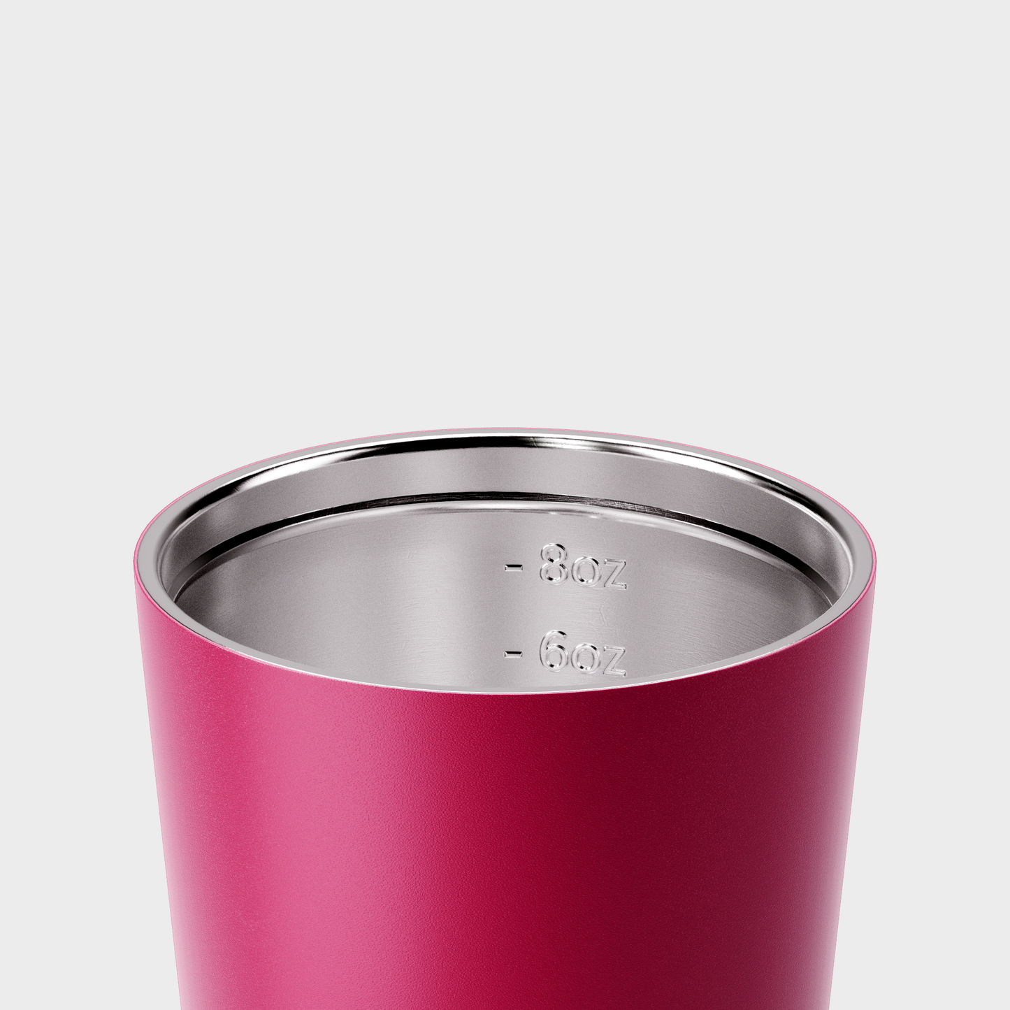Reusable Cup | Bino | Rouge | Stainless Steel | 227ml/8oz