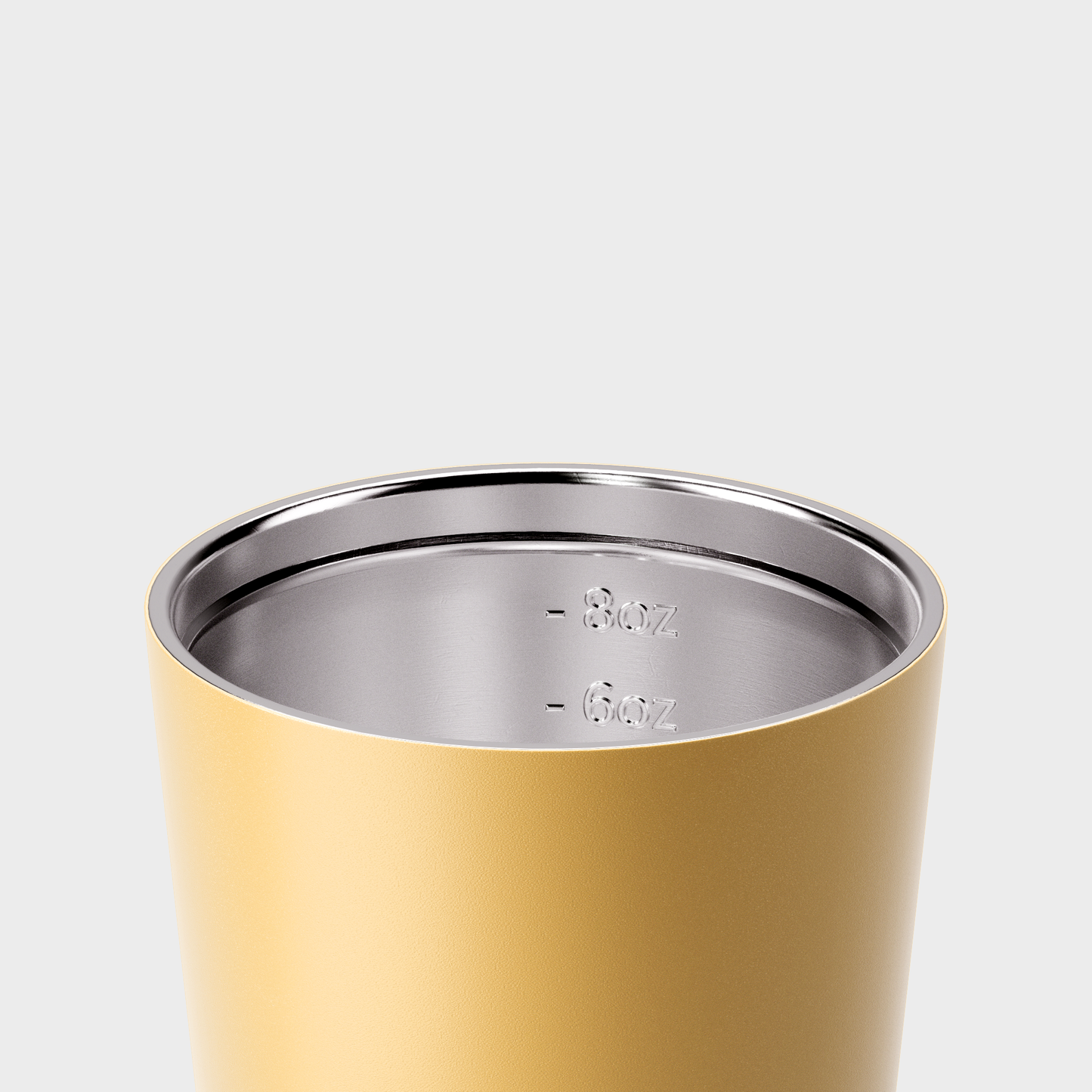Reusable Cup | Bino | Canary | Stainless Steel | 227ml/8oz