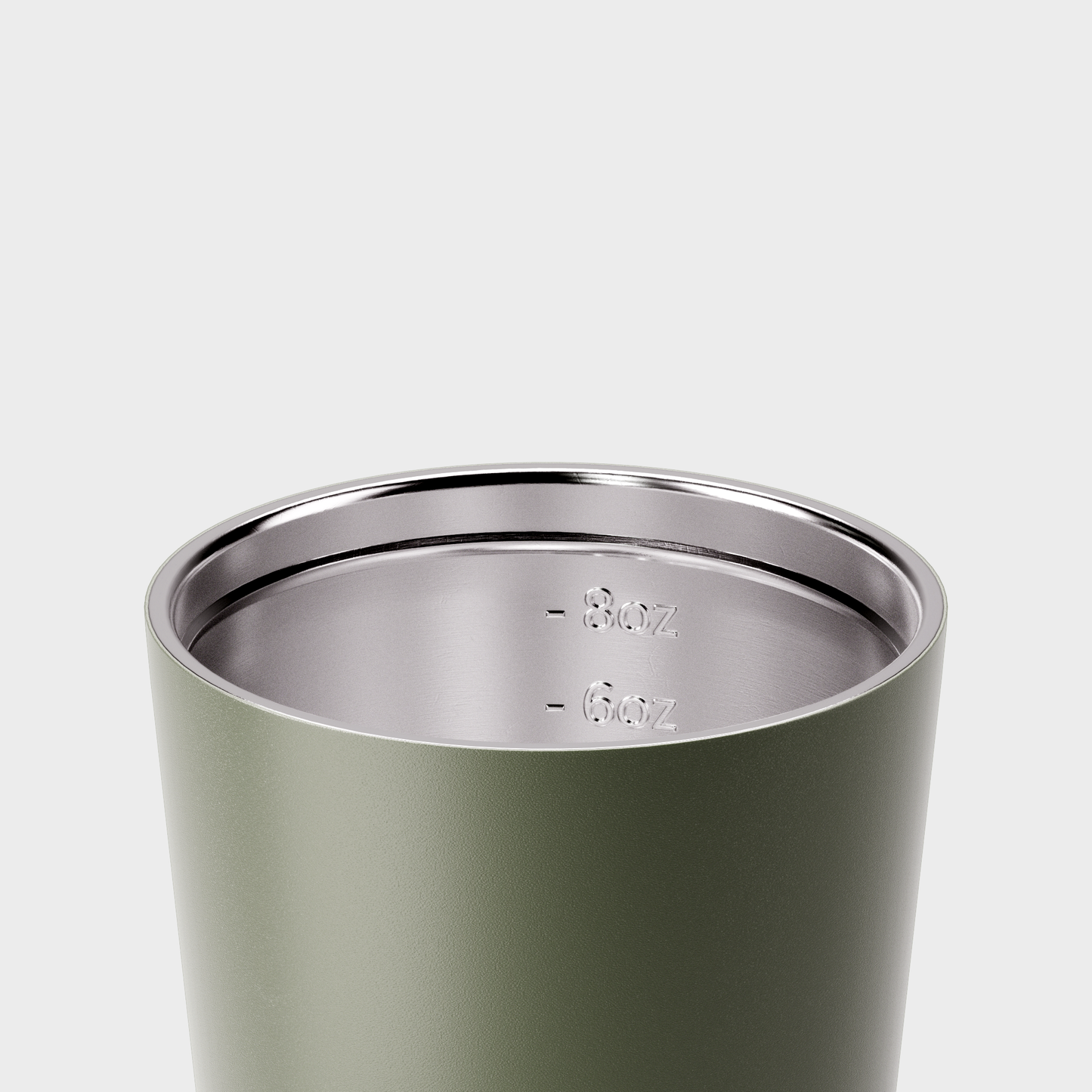 Reusable Cup | Bino | Khaki | Stainless Steel | 227ml/8oz