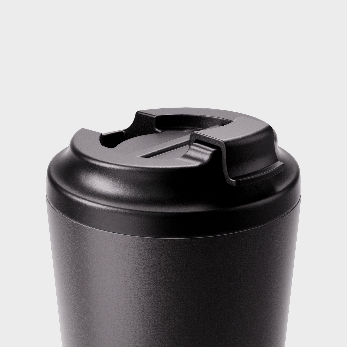Reusable Cup | Bino | Coal | Stainless Steel | 227ml/8oz