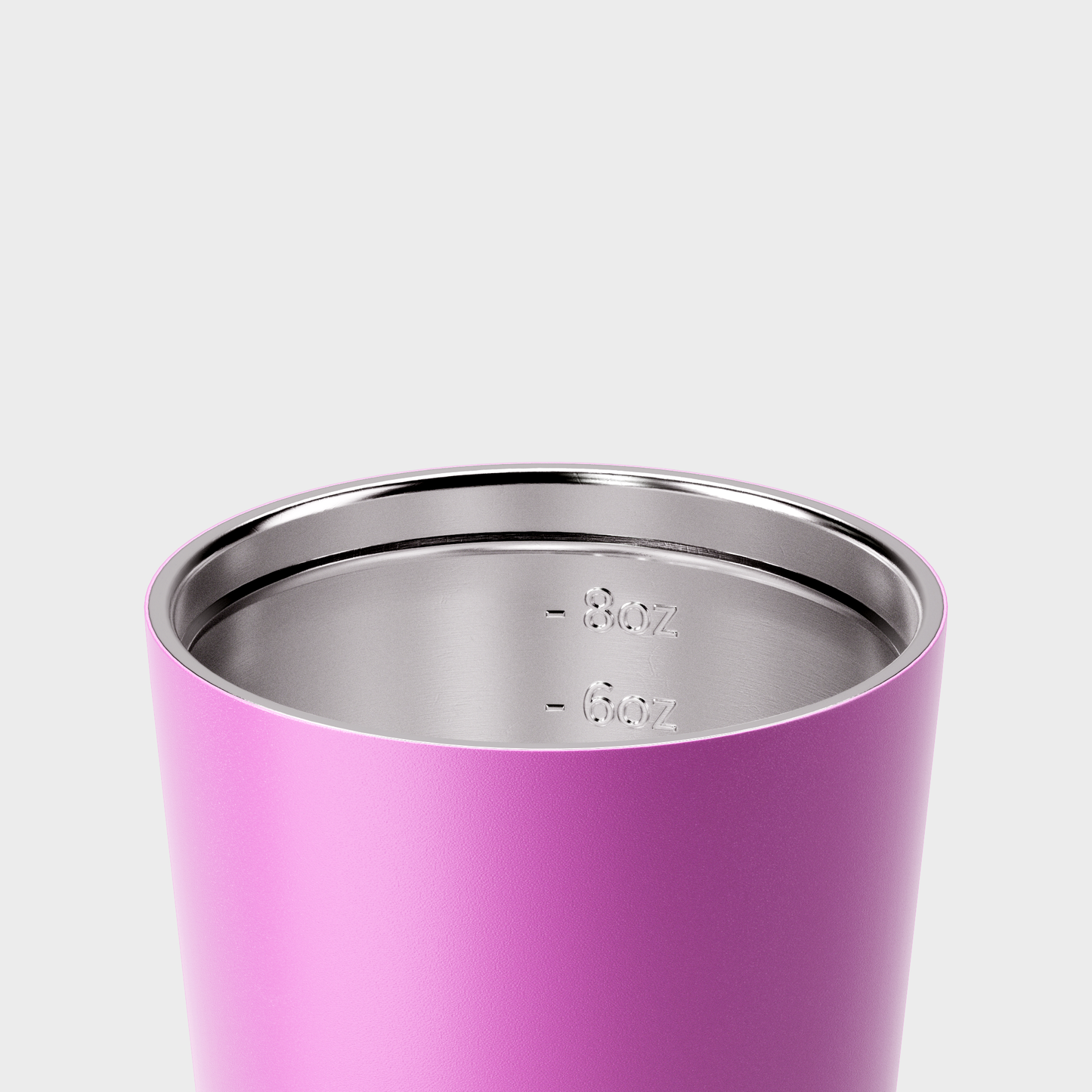 Reusable Cup | Bino | Bubblegum | Stainless Steel | 227ml/8oz