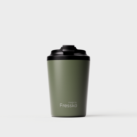 Reusable Cup | Bino | Khaki | Stainless Steel | 227ml/8oz