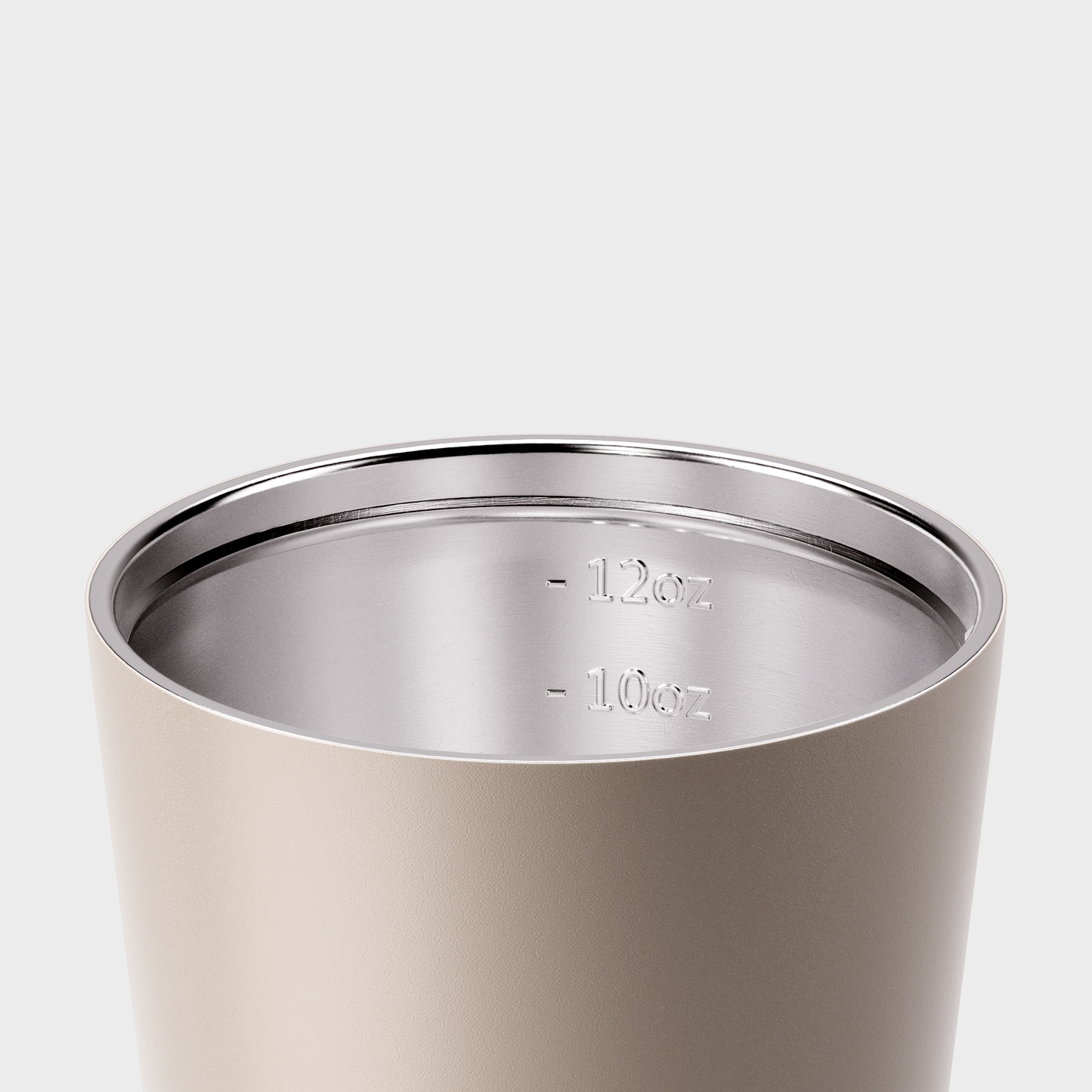 Reusable Cup | Camino | Oat | Stainless Steel | 340ml/12oz