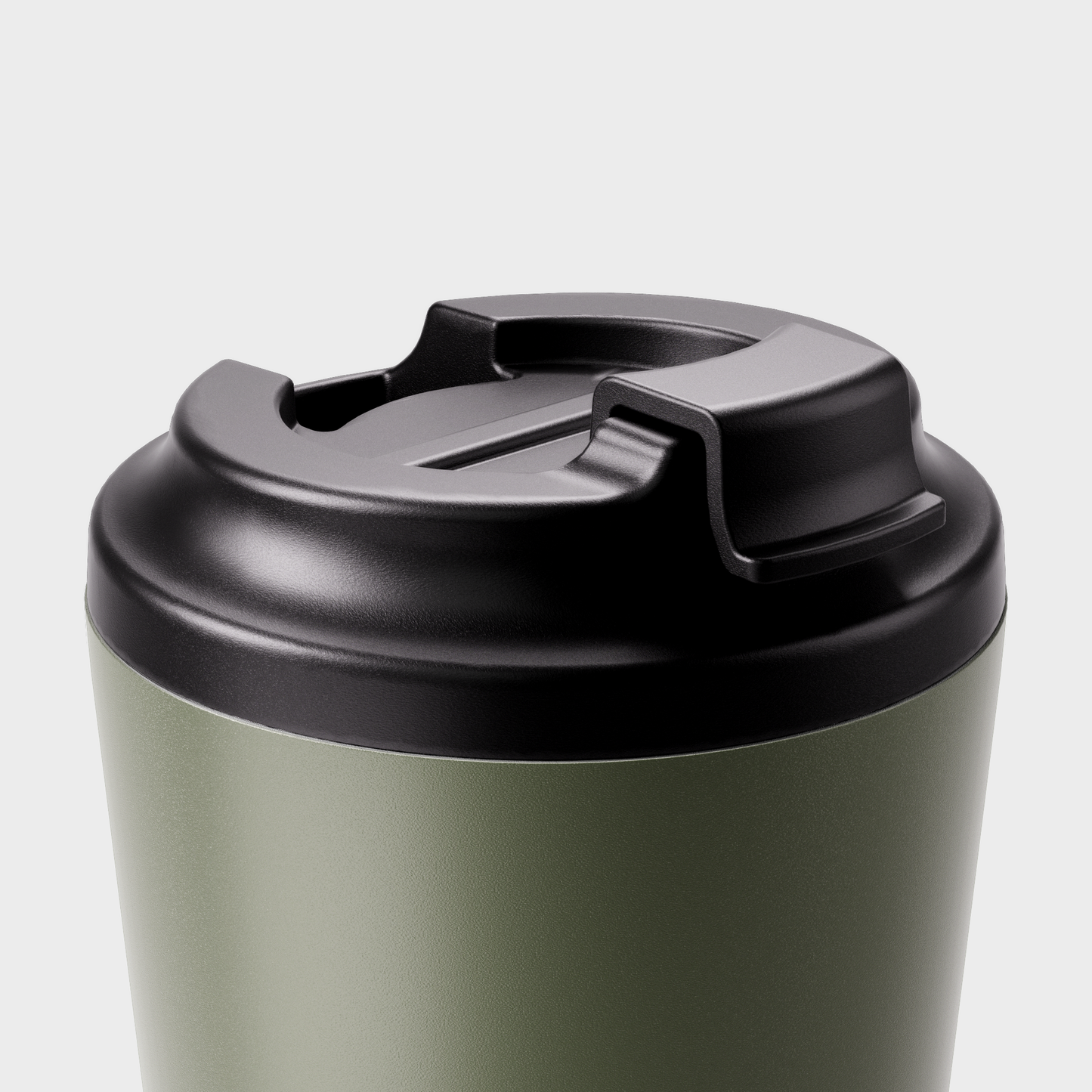 Reusable Cup | Camino | Khaki | Stainless Steel | 340ml/12oz