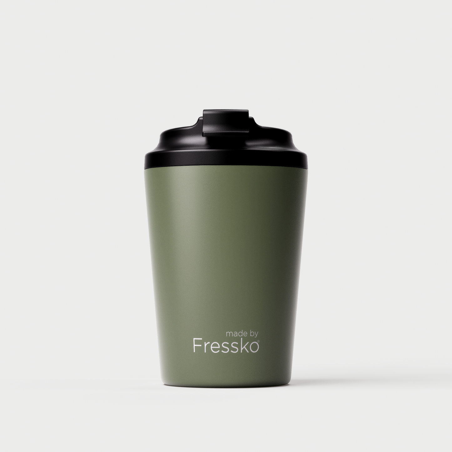 Reusable Cup | Camino | Khaki | Stainless Steel | 340ml/12oz