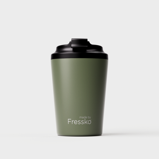 Reusable Cup | Camino | Khaki | Stainless Steel | 340ml/12oz