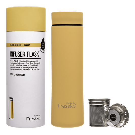 Infuser Flask | Move | Canary | 660ml/22oz