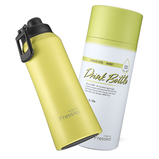 Drink Bottle | Core 1L - Sherbet Made By Fressko Drink Bottle