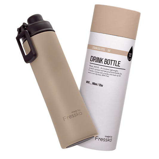 Drink Bottle | Move 660ml - Oat Made By Fressko Drink Bottle