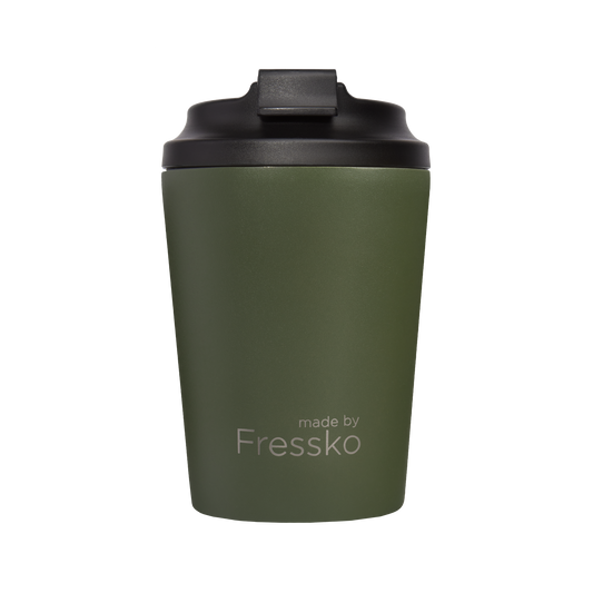 Reusable Cup | Camino | Khaki | Stainless Steel | 340ml/12oz