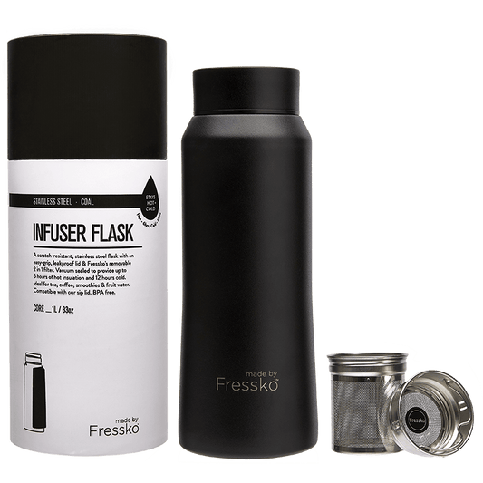 Infuser Flask | Core | Coal | 1L/33oz