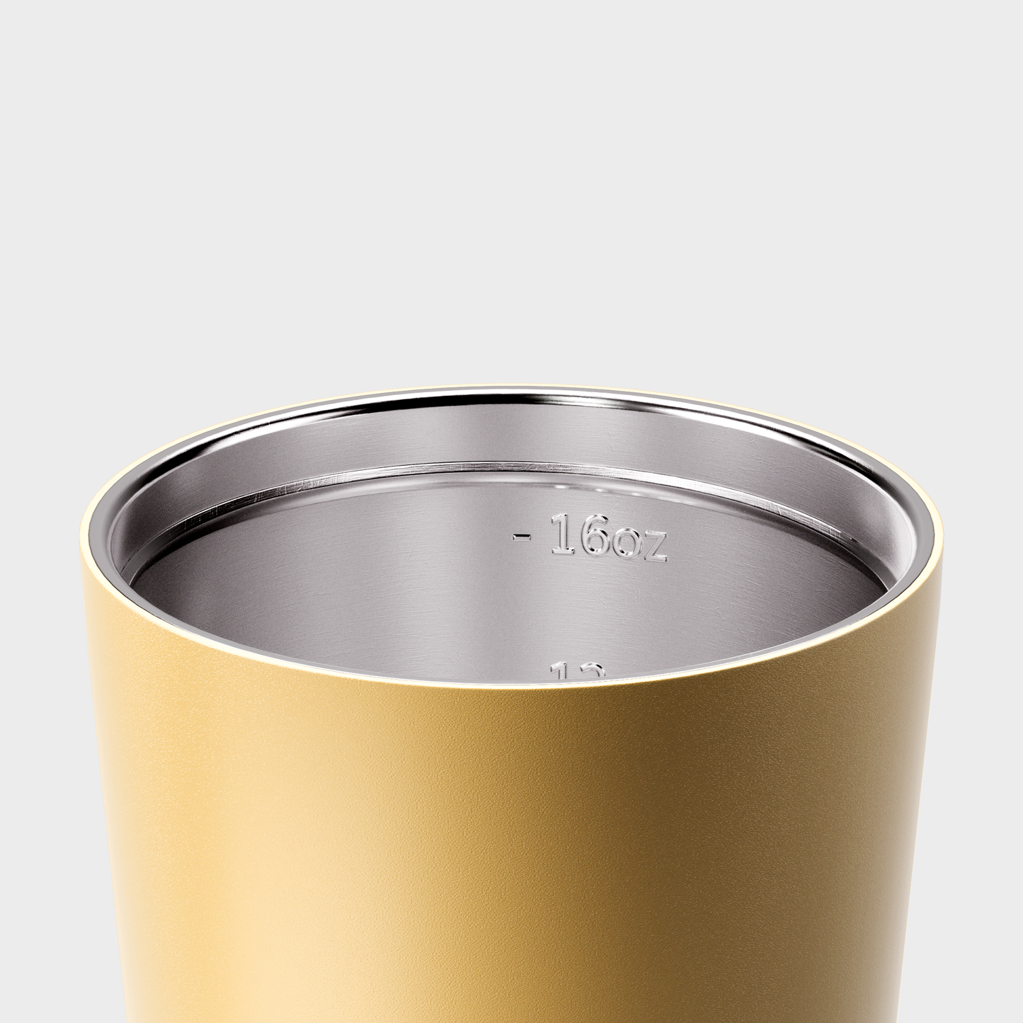 Reusable Cup | Grande | Canary | Stainless Steel | 475ml/16oz